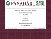 Tablet Screenshot of panaharbath.co.uk